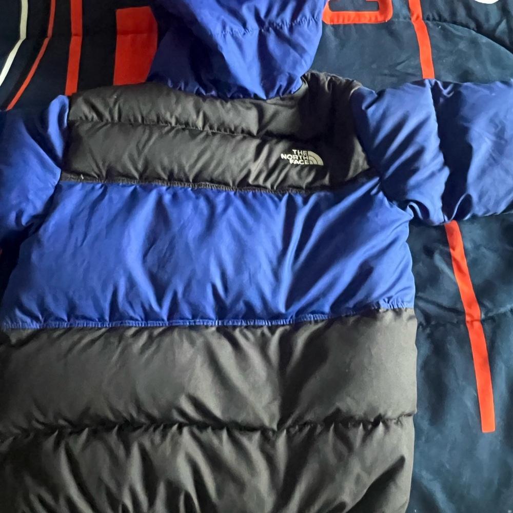 The North Face Kids Puffer Jacket in Blue and Black